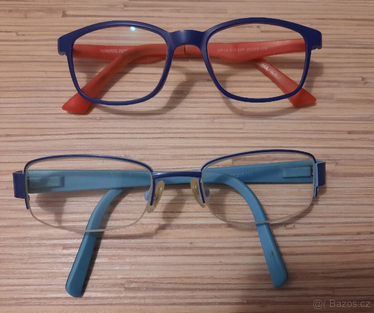 Dětské brýlové obroučky 5-6 a 7-8 let