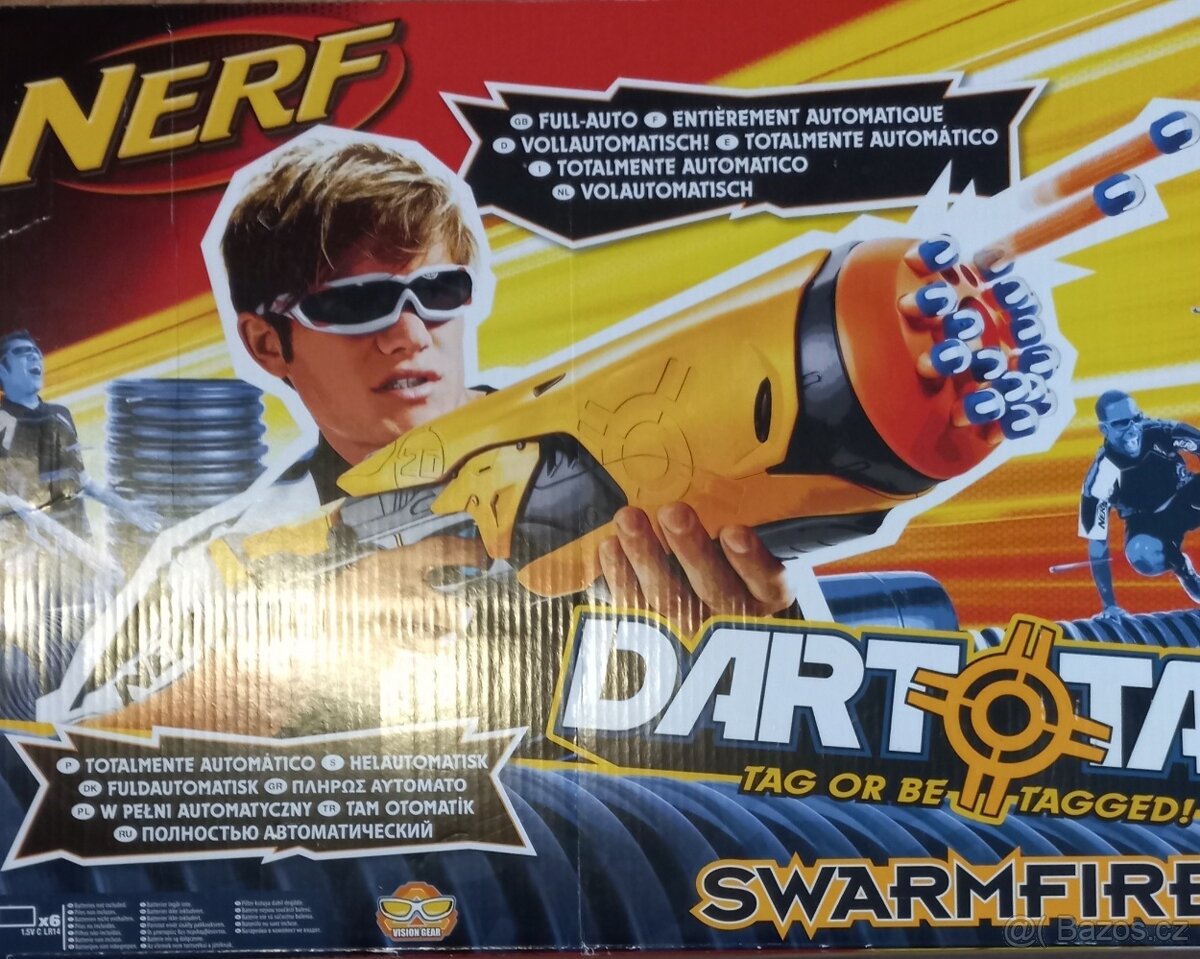 NERF DART TAG SWARMFIRE nepoužité
