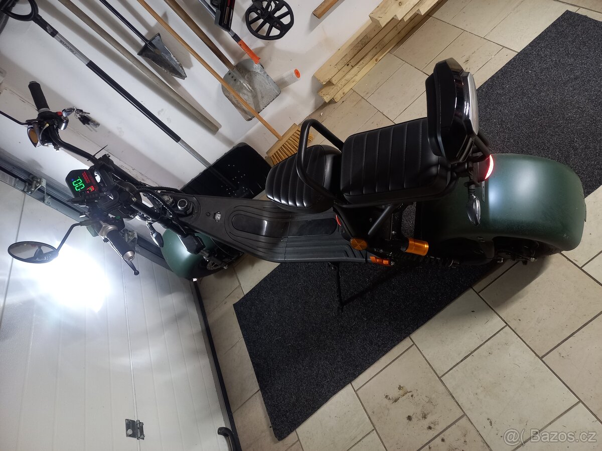Prodam elektro choper leramotors 2000w - 15000kč