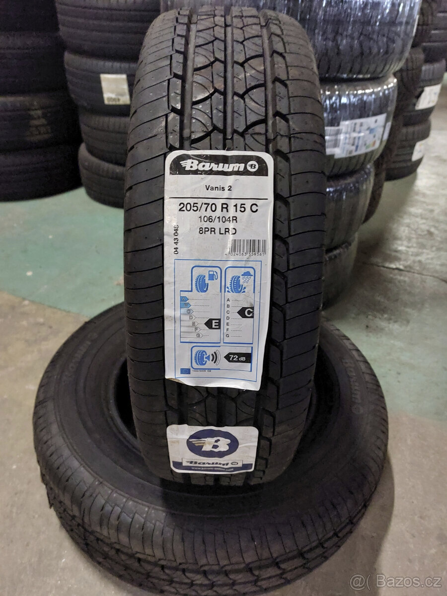205/70 R15C Barum Vanis 2 letní 2ks