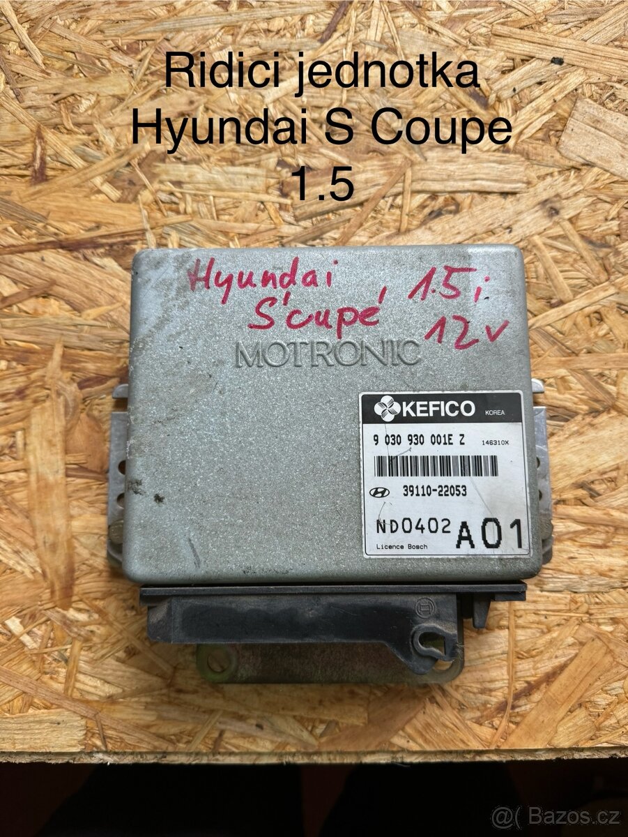 Ridici jednotka Hyundai S Coupe 1.5 a dalsi