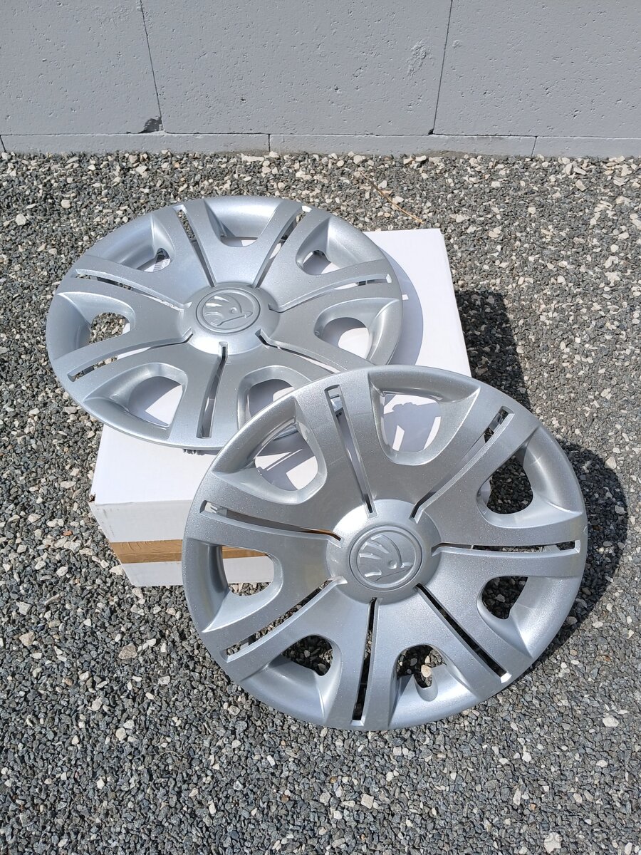 Nové poklice orig Škoda Fabia 2, 14"