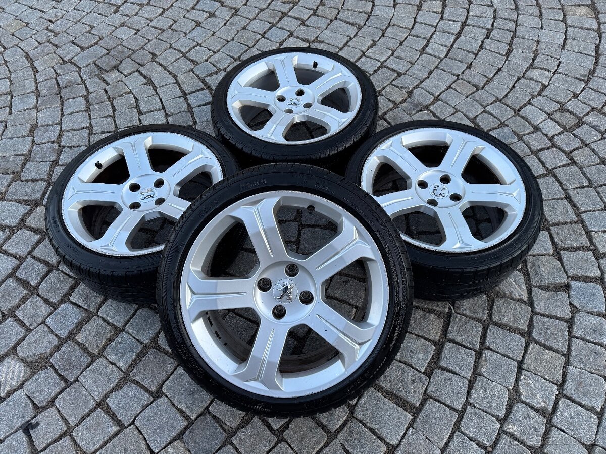 Alu r18 4x108 Peugeot letni pneu 225/40r18