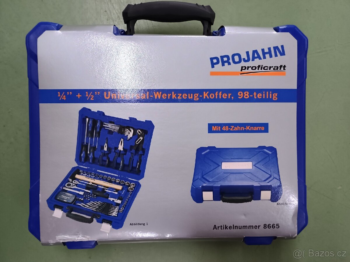 Nový nářaďový kufr s racnou 48 zubů - zn. Projahn