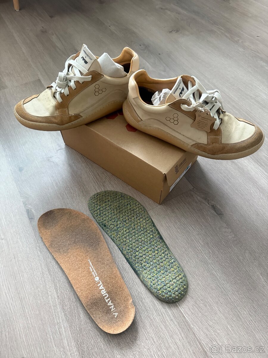 VIVOBAREFOOT GOBI II SNEAKER PREMIUM LEATHER MENS DESERT SAN