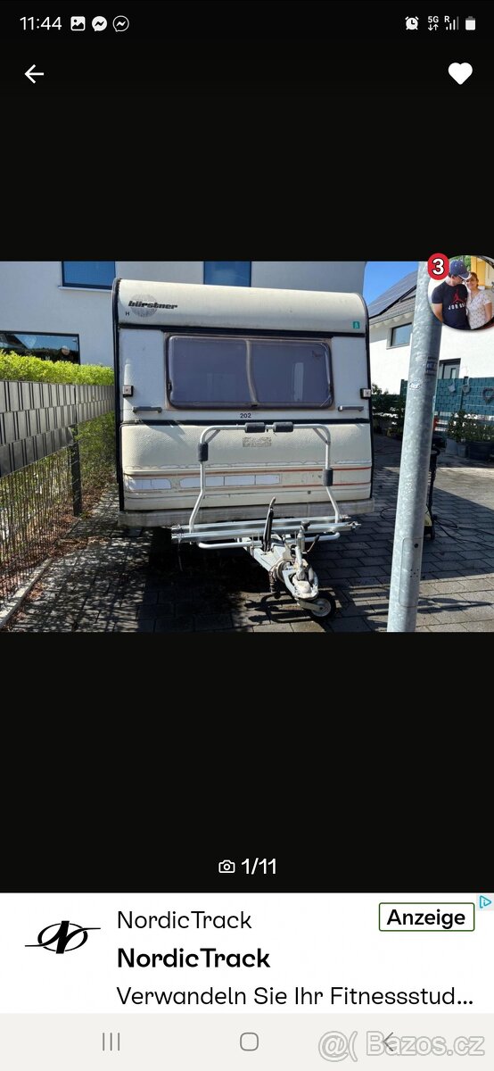 bürstner caravan 1100 kg