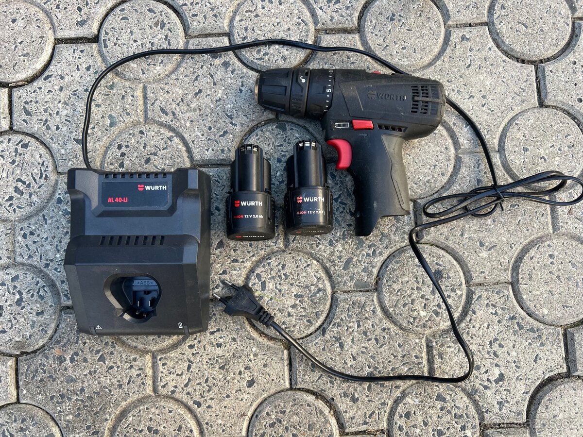 Würth BS 12‑A kompaktní 12 V aku šroubovák
