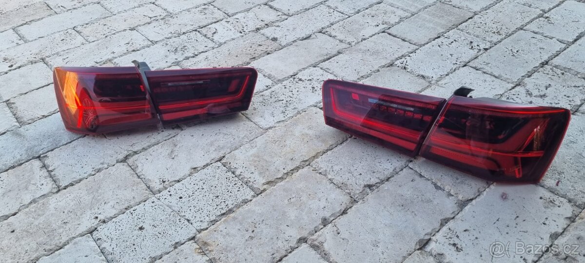 Zadni svetla Audi A6 4G facelift C7 dynamicke matrix