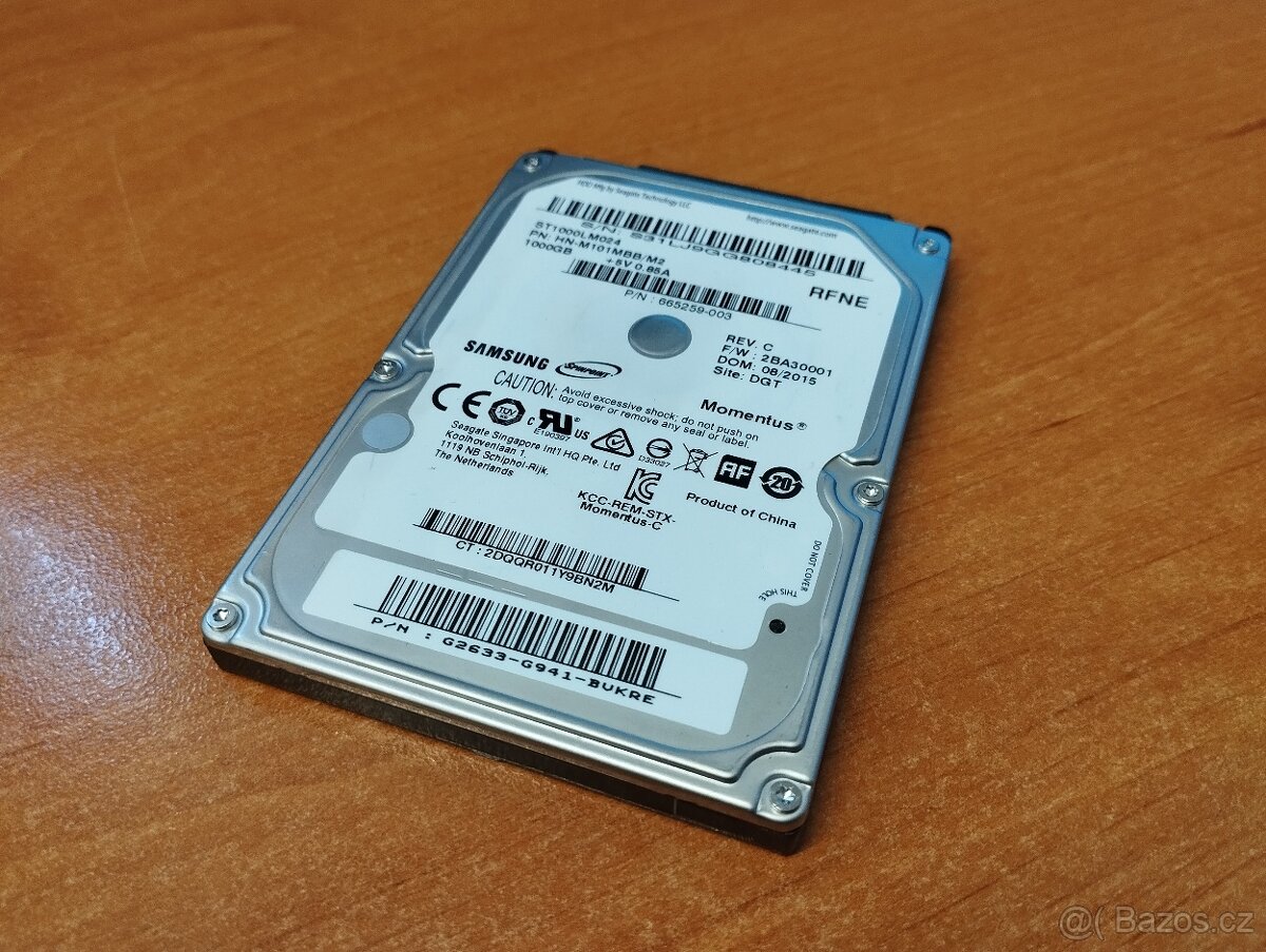 Disk Samsung 1TB 2,5" SATA