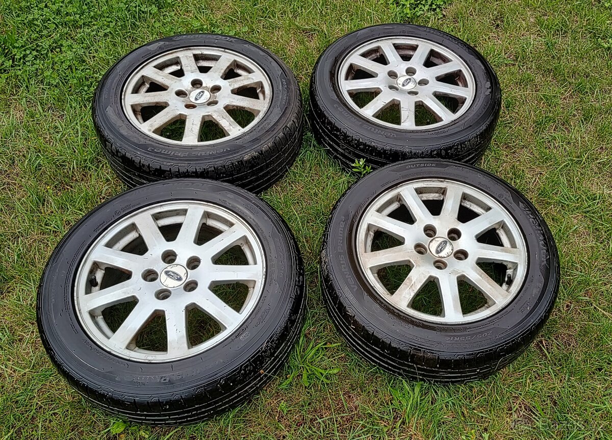 Alu komplet sada disků Ford + pneu Hankook