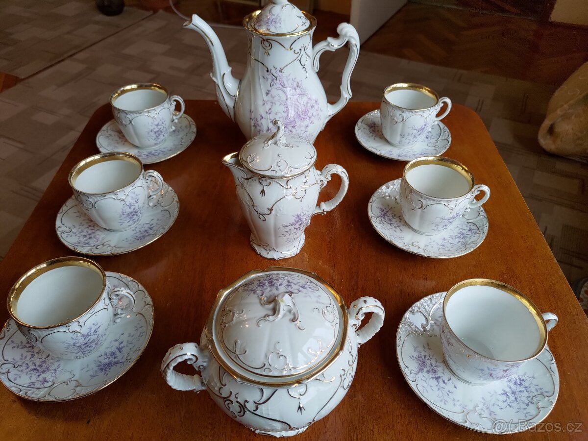 Porcelánová sada Schlaggenwald - Horní Slavkov