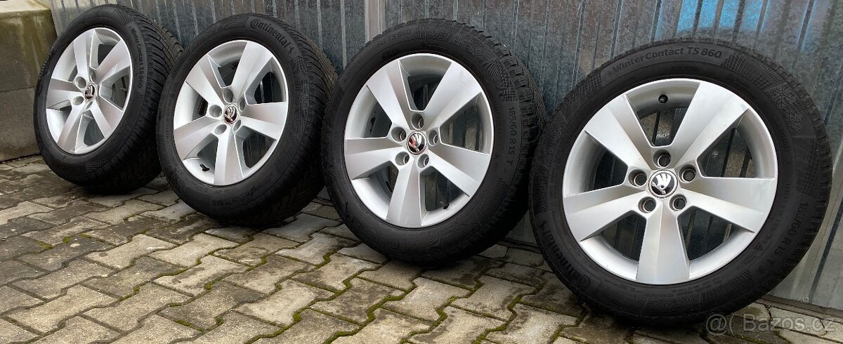 Alu kola Škoda Rapid - 185/60 R15, 5x100