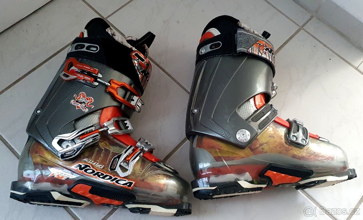 Lyžařské boty lyžáky velikost 26 Nordica Freeride 120 flex