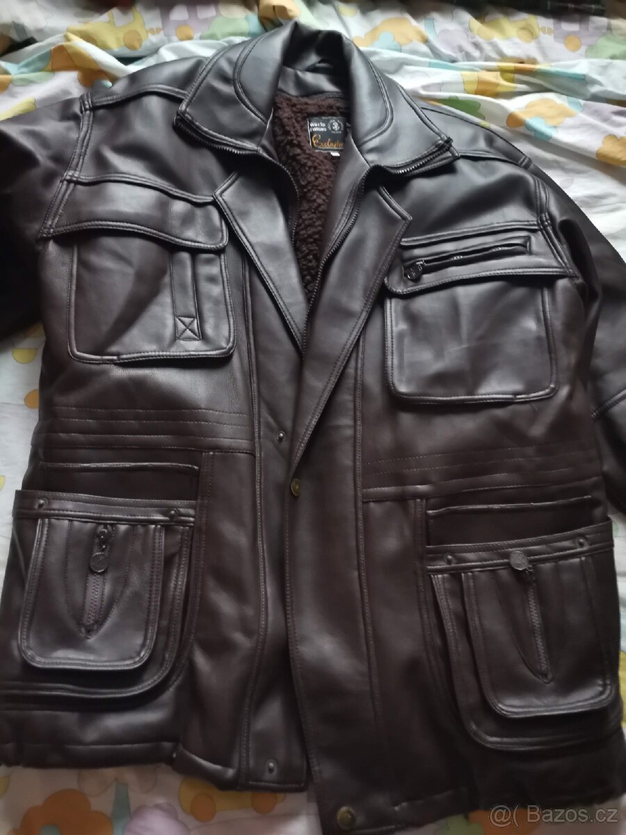 Panská kožená bunda vel. XXL NOVÁ