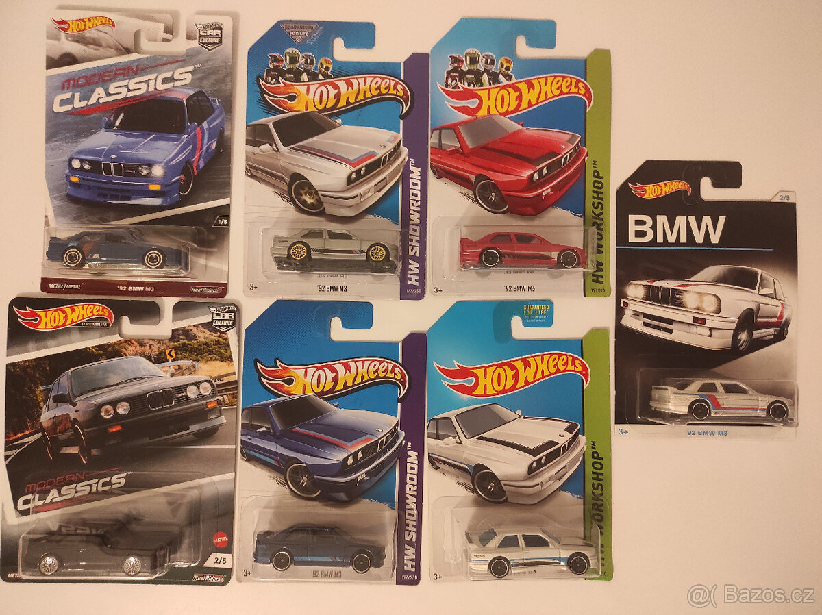 Hot Wheels BMW E30 M3 konvolut 6ks