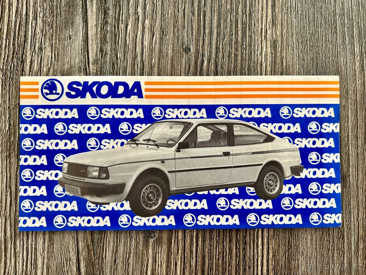 Prospekt Škoda 105 / 120 / 130 / Rapid ( 1986 ) NL