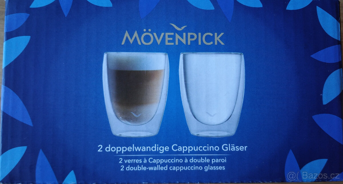 Termo sklenice na Cappuccino 2 ks - jednou použité