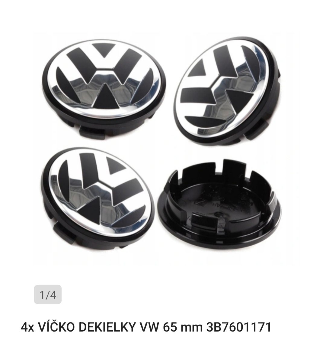 Krytky na kola VW 56 mm