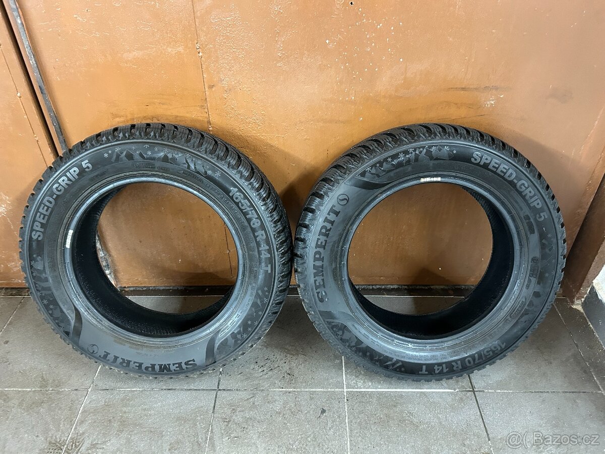Prodám gumy 165/70/14