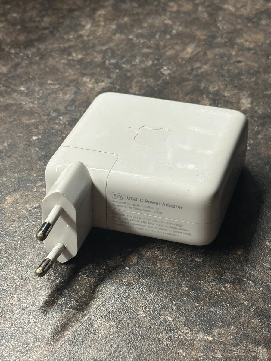 Originální AC Adaptér pro Apple MacBook A1718 61W USB-C