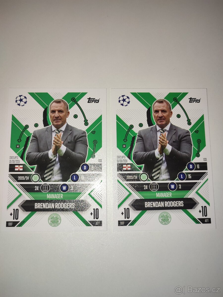 FOTBALOVÉ KARTIČKY TOPPS MATCH ATTAX EXTRA 2024/25 MANAGER
