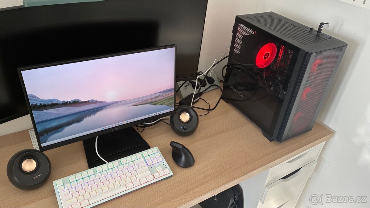 PC sestava - i3, 16GB, 4060, 930GB SSD + příslušenství