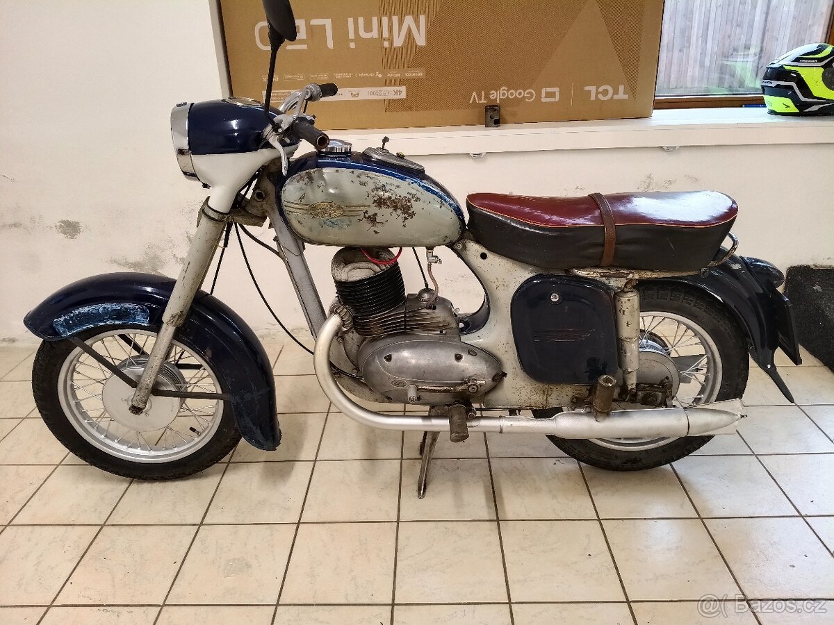 Jawa 250/353 Normandie s TP, TK, 1957, orig.