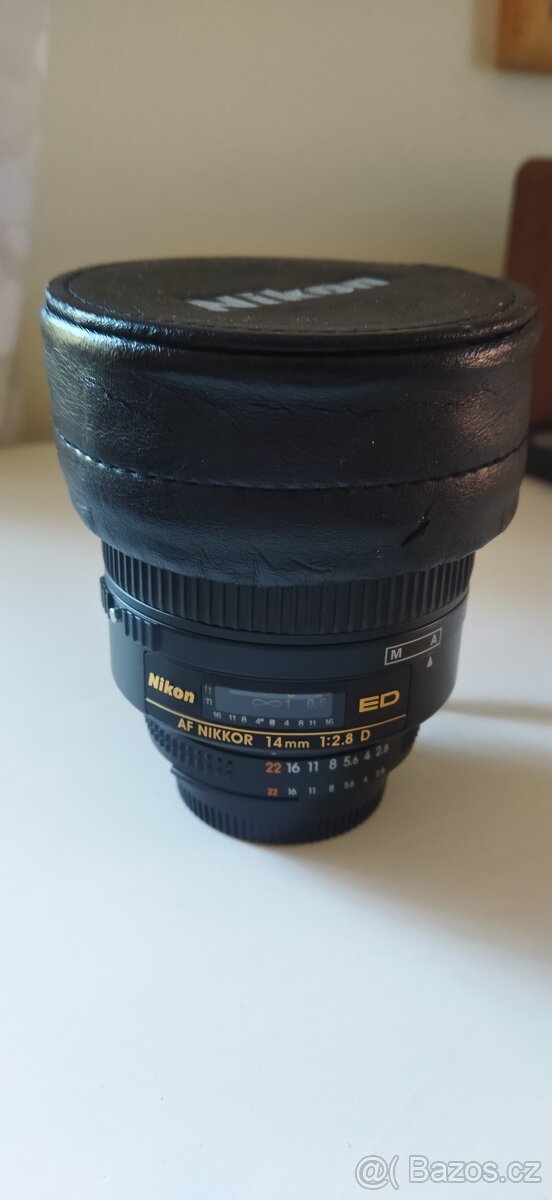 Prodám objektiv Zn.Nikon 14mm f/2.8 D ED AF