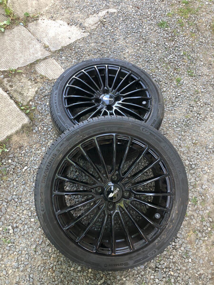 Alu kola Brock černé R17