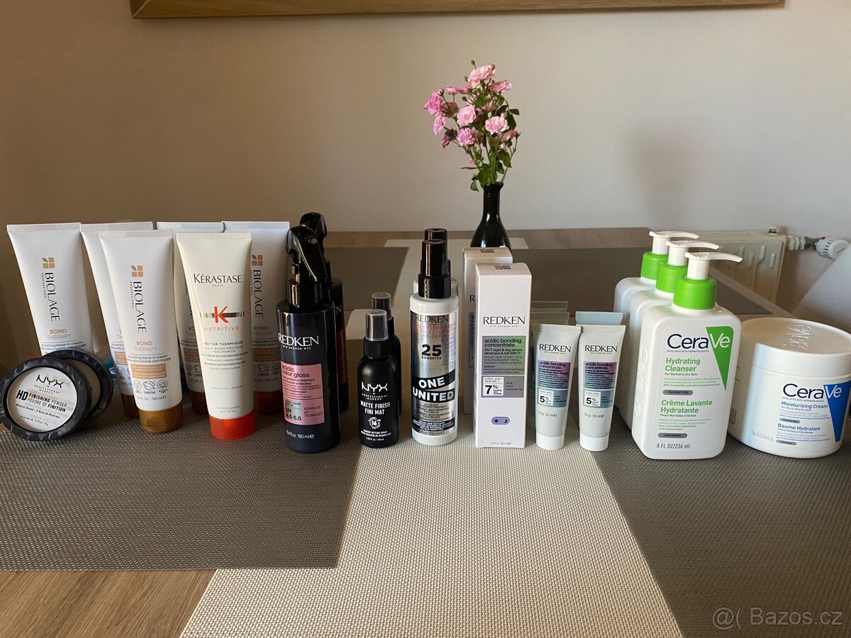 Kosmetické Redken, CeraVe produkty nové