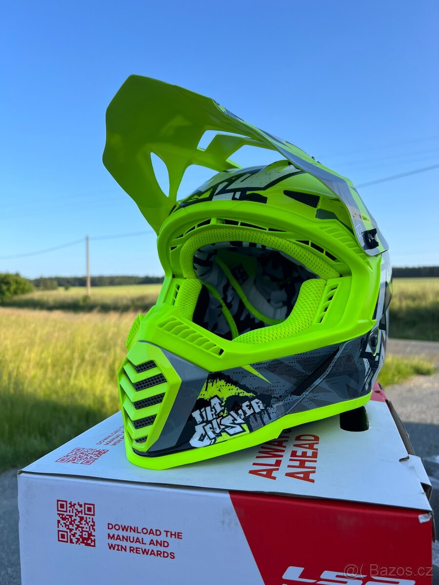 Dětská / Junior enduro přilba na motorku LS2 - nová