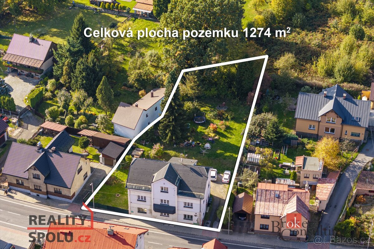 Prodej, komerční/činžovní dům, 310 m2, 46845 Velké Hamry, Ja