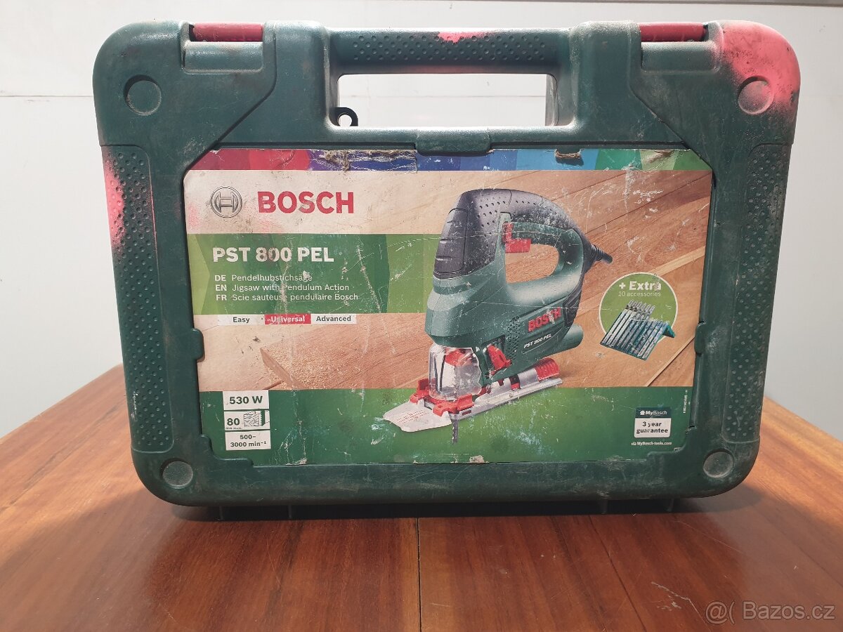 Přímočará pila Bosch PST 800 PEL pořiz cena 2200,- římočará