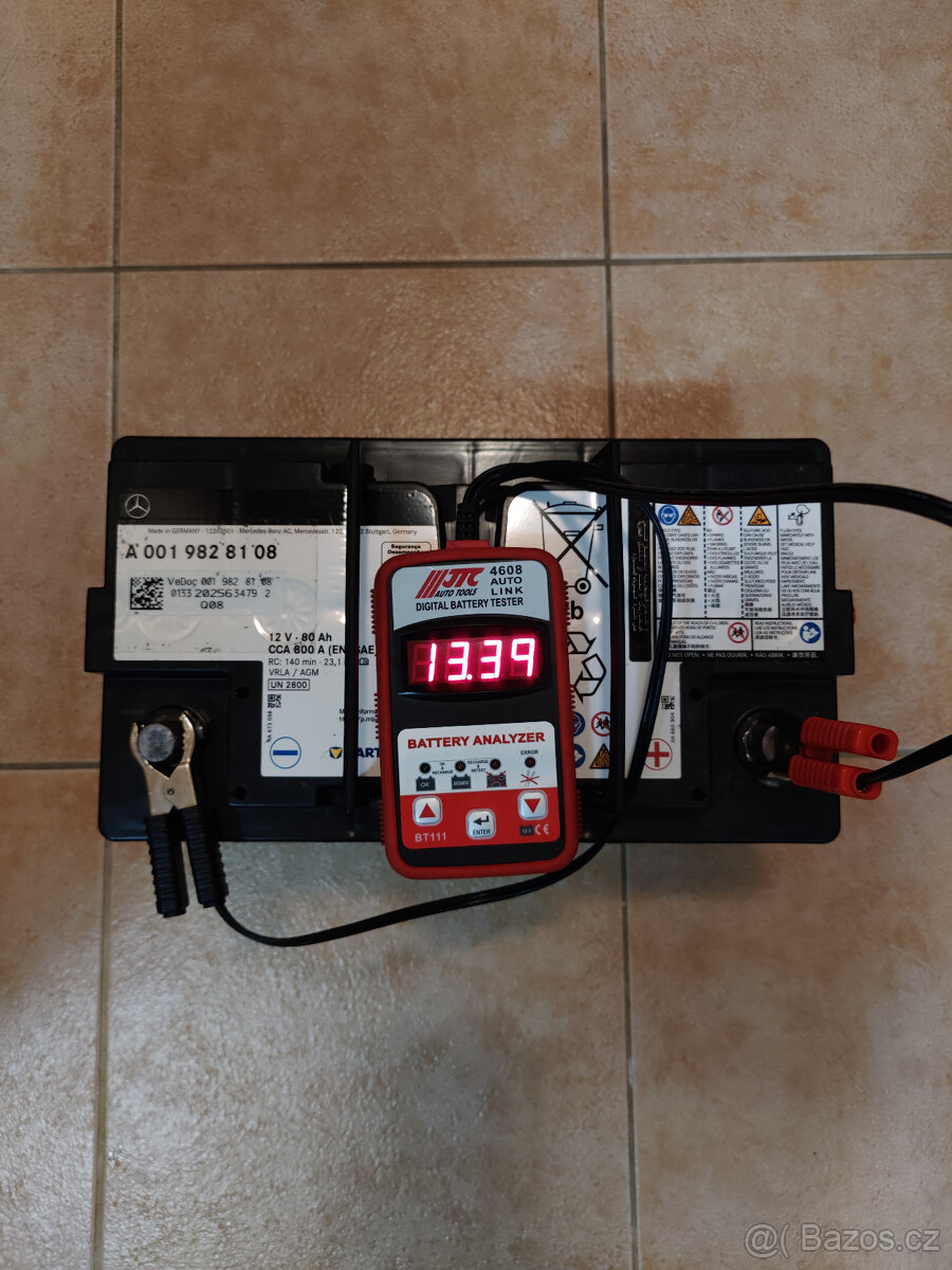 Autobaterie AGM 80Ah Start-Stop Mercedes Benz