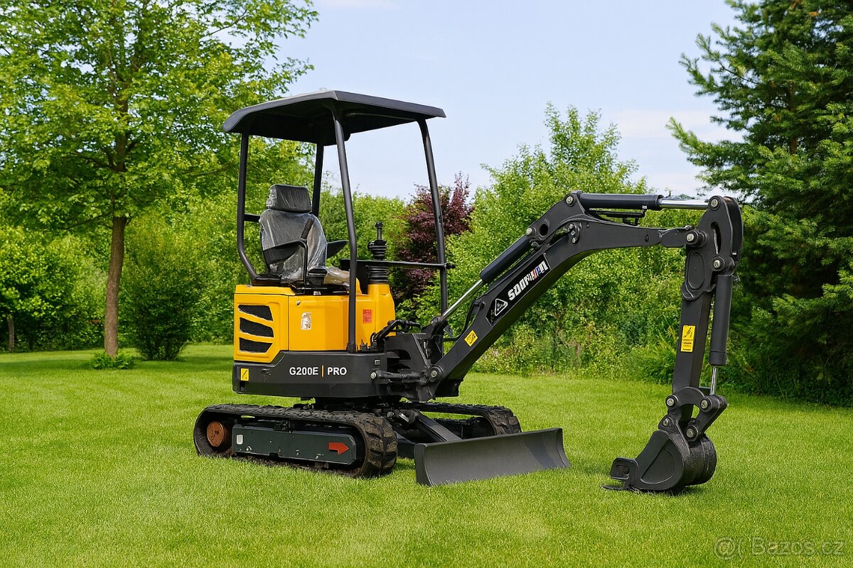 Prodám minibagr Gorila G20SE I-PRO KUBOTA nepoužitý ✨