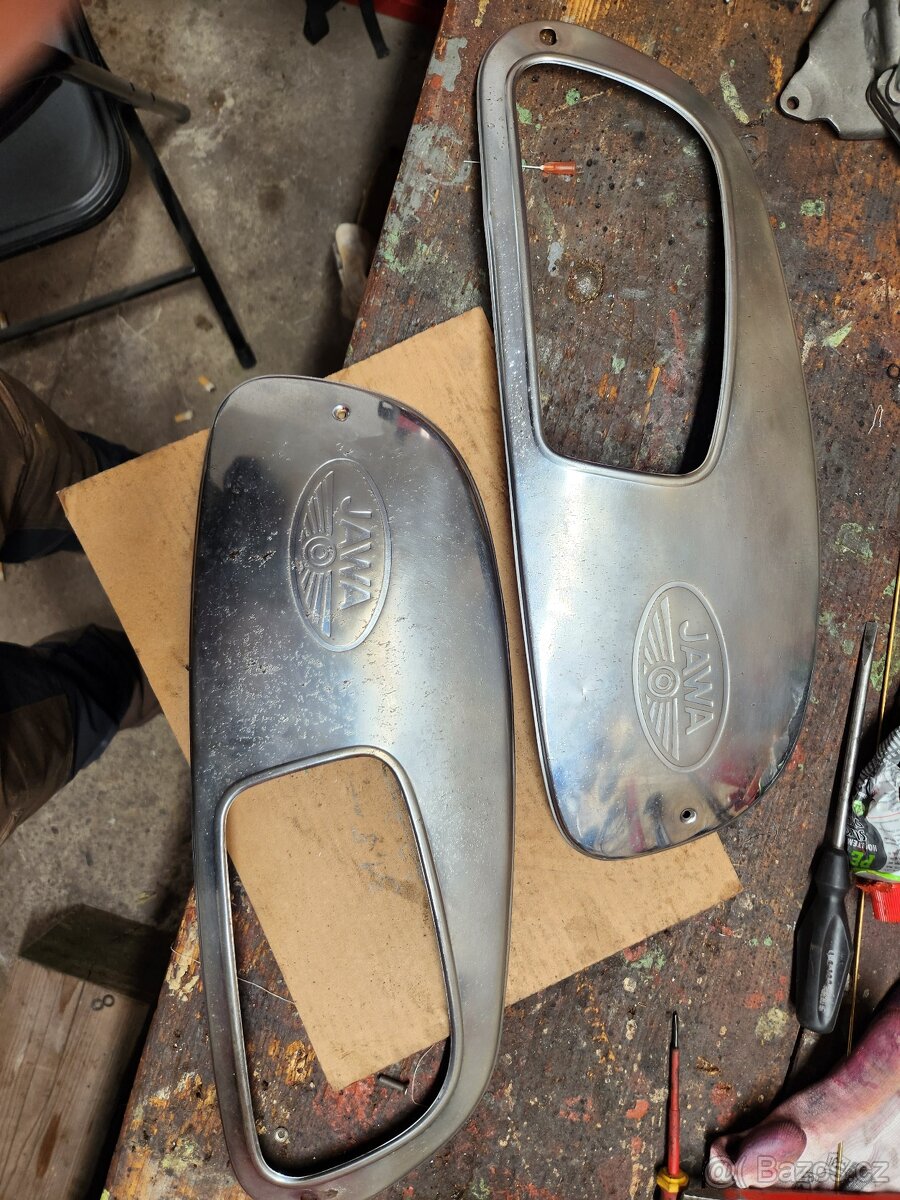 Jawa 350/634 boční kryty nádrže