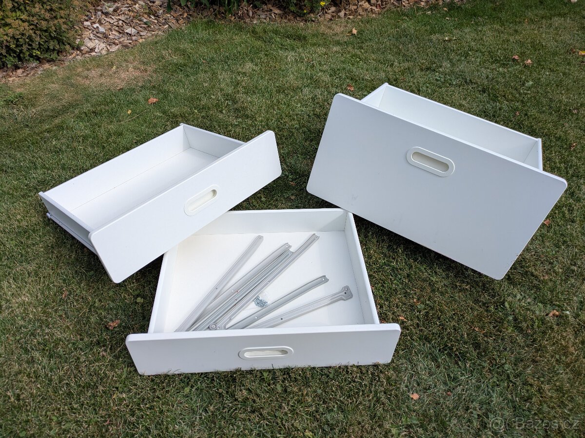 Ikea STUVA - bílý šuplík vysoký