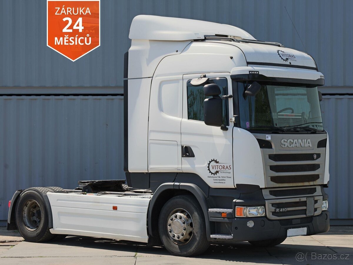 Scania R410, EURO 6, STANDARD, RETARDÉR, NOVÝ TACHOGRAF, PRA