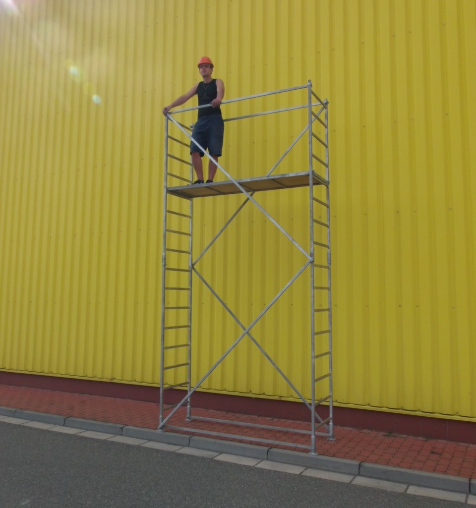 Pracovní věž / lešení Eurosolo-S4 (pojízdné) - NOVÉ