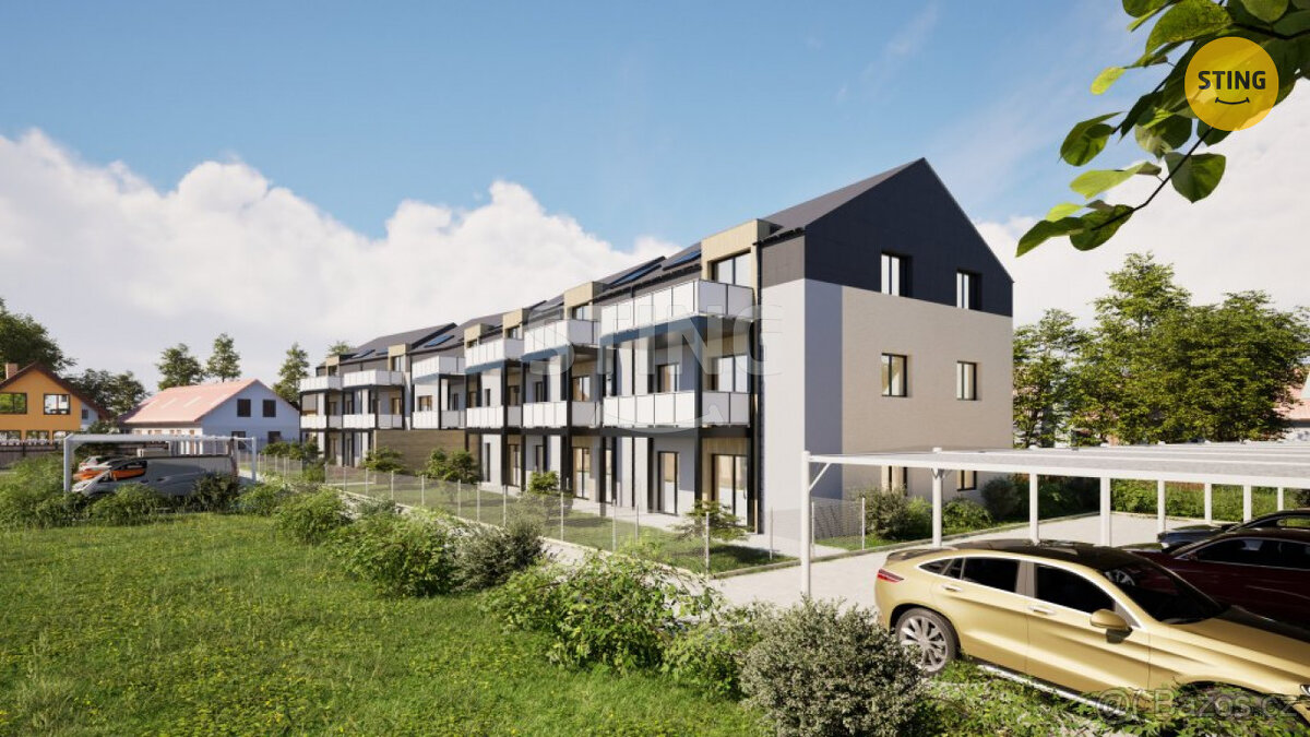 Bydlení v zahradě - projekt nové byty "OASA" Malé Ho, 1340