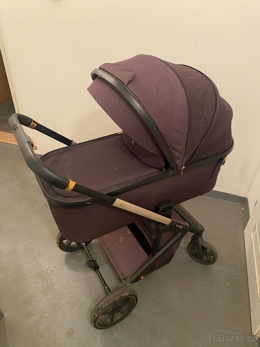 Kočárek Cavoe MOI 2v1 + nebourané vajíčko + výbava
