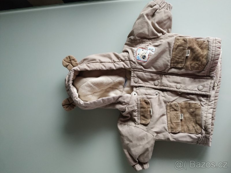 chlapecká zimní bunda vel. 0-3 m