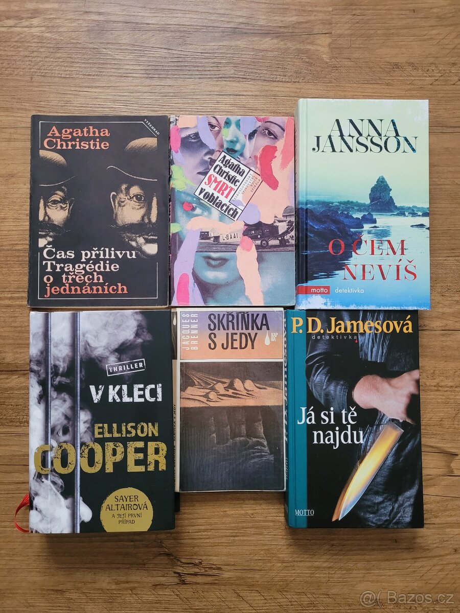 Detektivky (Christie, Jansson, Cooper, Brenner, James)