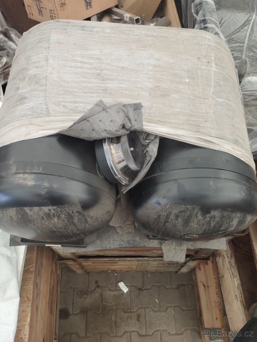 LPG, plynové nádrže 2 x 60L