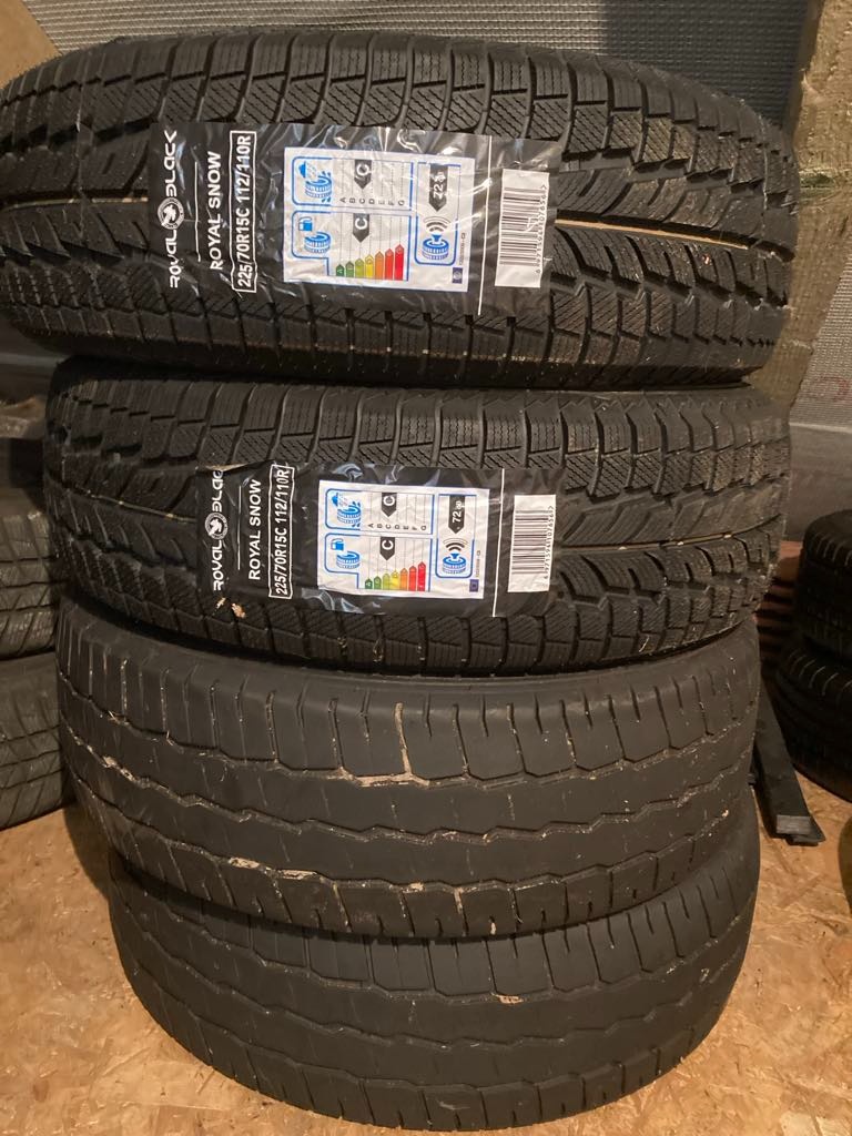 Pneumatiky 2x zimní nové a 2x letní 225/70R 15C