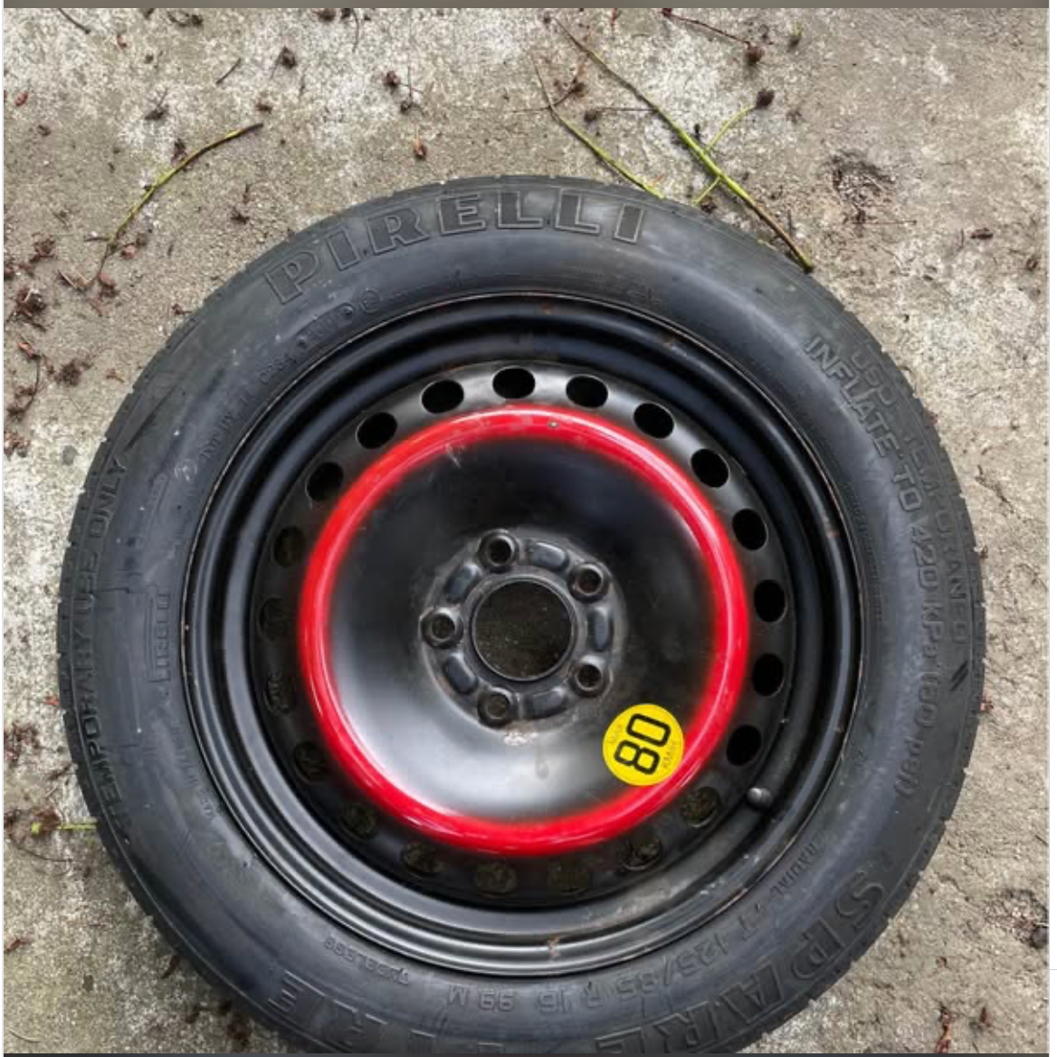 Rezerva Pirelli – Ford Mondeo Mk2 – nová / T125/85 R16 99M