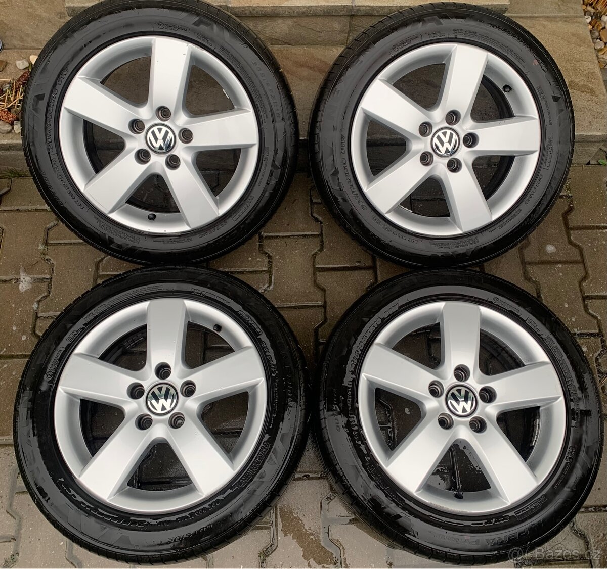 Alu Vw, 5x112, ET50, R16, letní