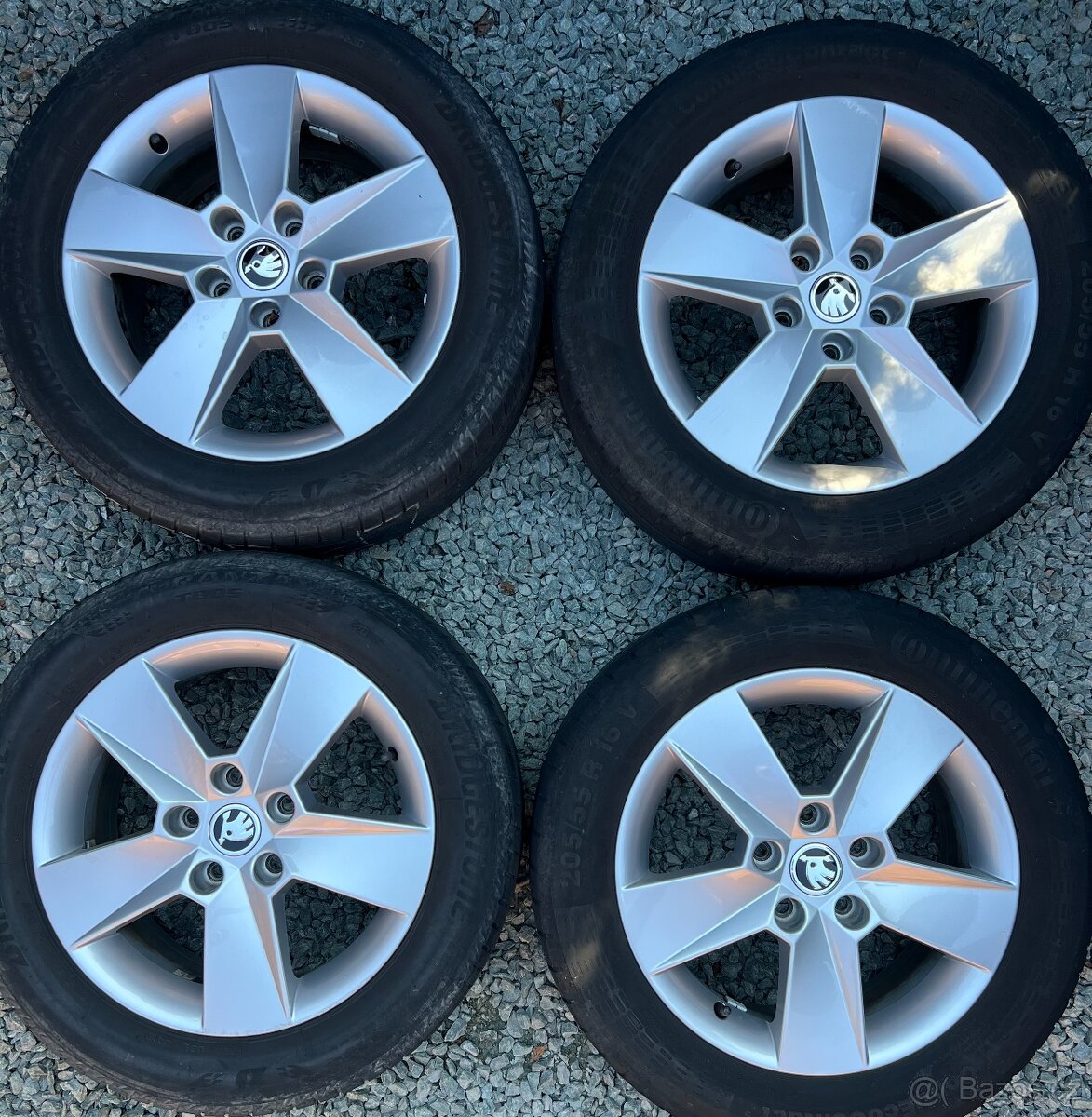 Letní kola Škoda Octavia 3 205/55 R16 91V Bridgestone (4419)