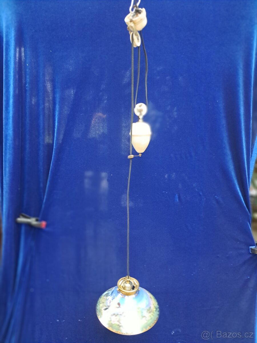 Stahovací lampa s motivem ptáků - sýkorek