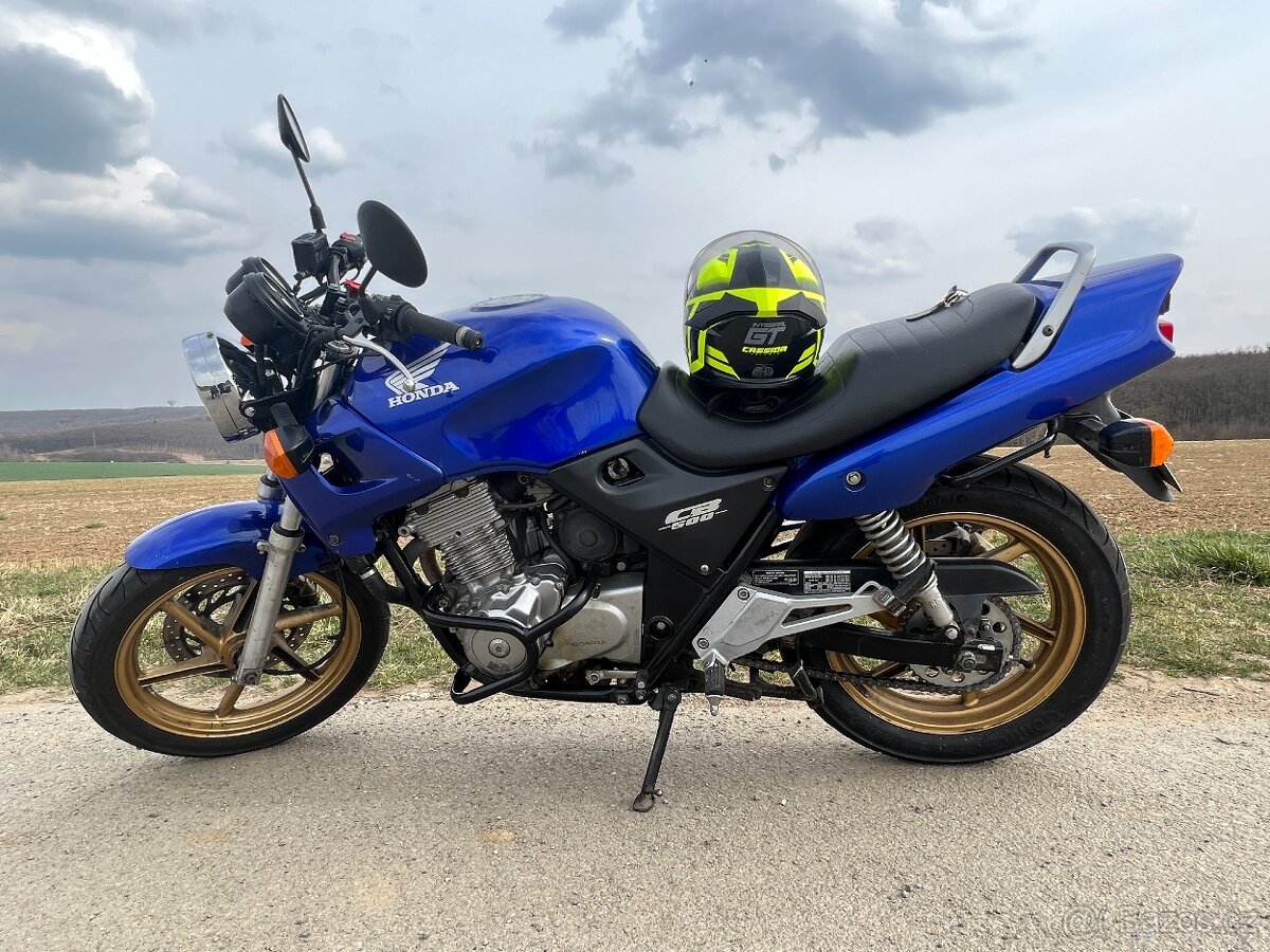 Honda CB 500 25 kw, otevřená na 43 kw